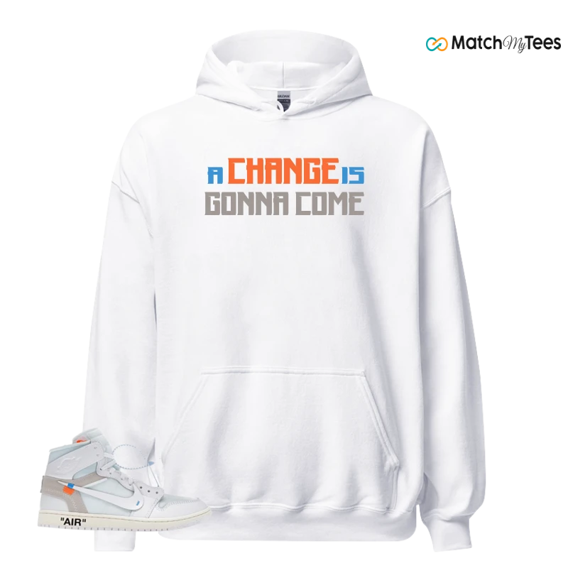NEKE AIR JORDAN 1 RETRO HIGH OG VIRGIL ABLOH ARCHIVE ALASKA SNEAKER Matching Tees hoodie