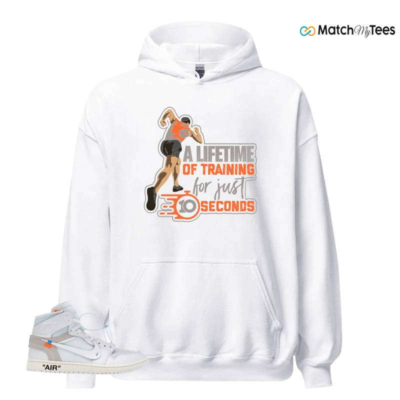 NEKE AIR JORDAN 1 RETRO HIGH OG VIRGIL ABLOH ARCHIVE ALASKA SNEAKER Matching Tees hoodie