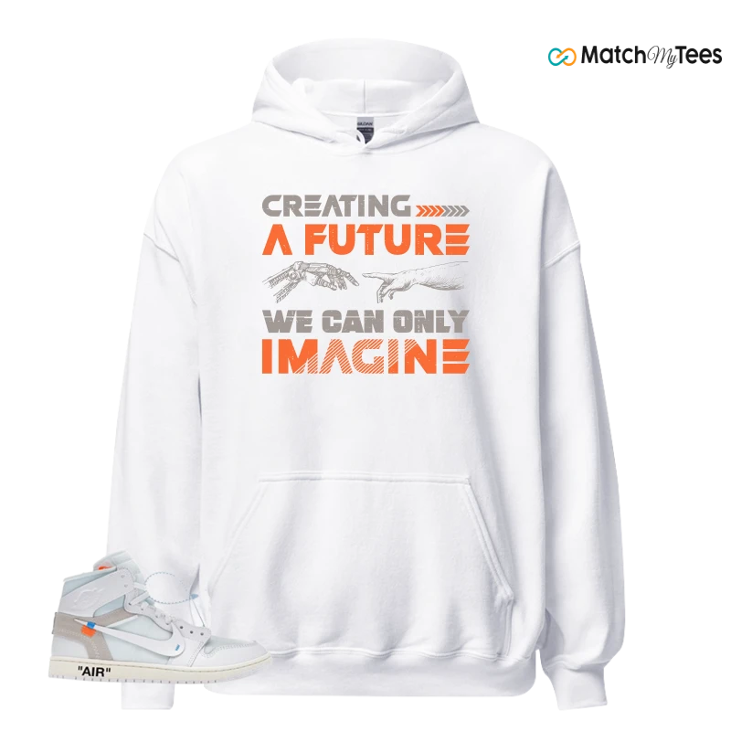 NEKE AIR JORDAN 1 RETRO HIGH OG VIRGIL ABLOH ARCHIVE ALASKA SNEAKER Matching Tees hoodie
