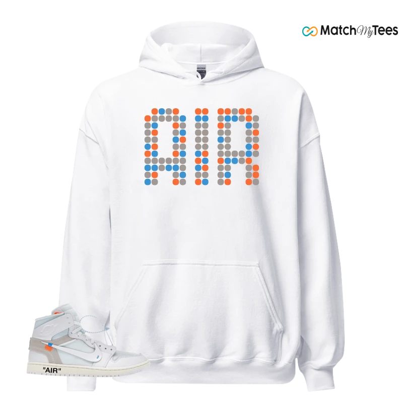NEKE AIR JORDAN 1 RETRO HIGH OG VIRGIL ABLOH ARCHIVE ALASKA SNEAKER Matching Tees hoodie