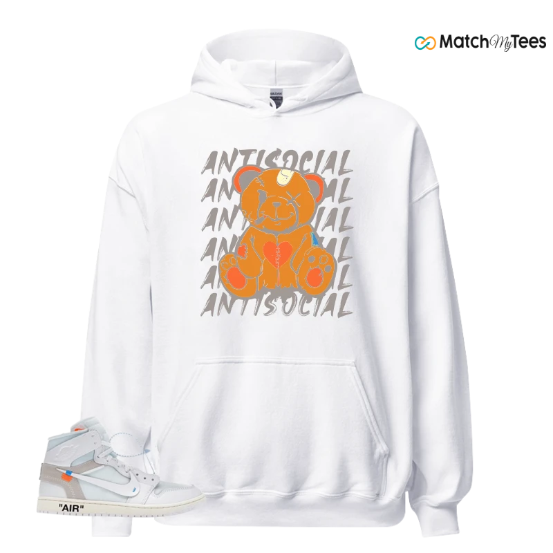 NEKE AIR JORDAN 1 RETRO HIGH OG VIRGIL ABLOH ARCHIVE ALASKA SNEAKER Matching Tees hoodie