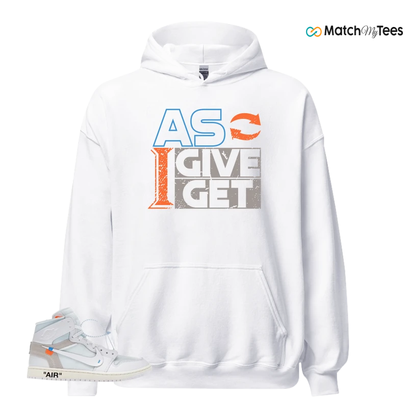 NEKE AIR JORDAN 1 RETRO HIGH OG VIRGIL ABLOH ARCHIVE ALASKA SNEAKER Matching Tees hoodie
