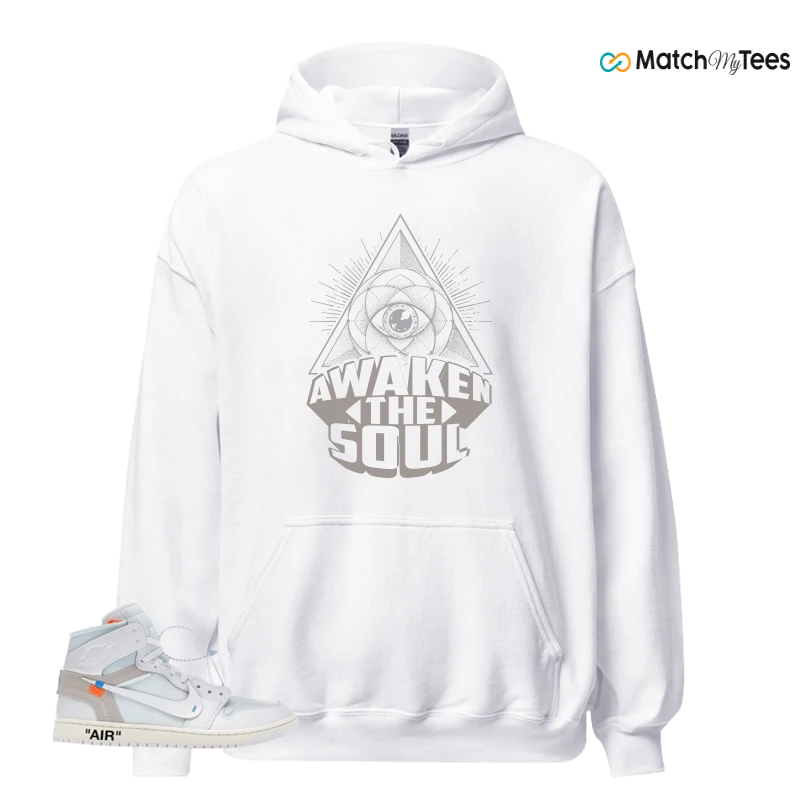 NEKE AIR JORDAN 1 RETRO HIGH OG VIRGIL ABLOH ARCHIVE ALASKA SNEAKER Matching Tees hoodie