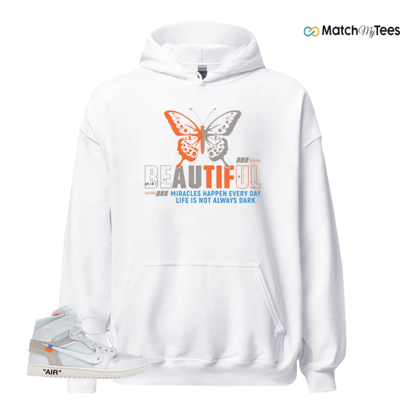 NEKE AIR JORDAN 1 RETRO HIGH OG VIRGIL ABLOH ARCHIVE ALASKA SNEAKER Matching Tees hoodie