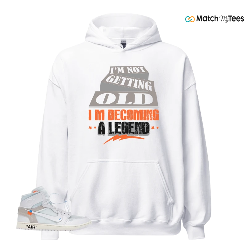 NEKE AIR JORDAN 1 RETRO HIGH OG VIRGIL ABLOH ARCHIVE ALASKA SNEAKER Matching Tees hoodie