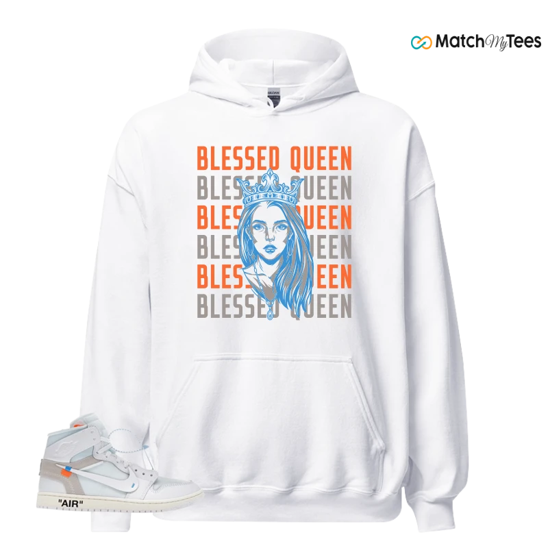 NEKE AIR JORDAN 1 RETRO HIGH OG VIRGIL ABLOH ARCHIVE ALASKA SNEAKER Matching Tees hoodie