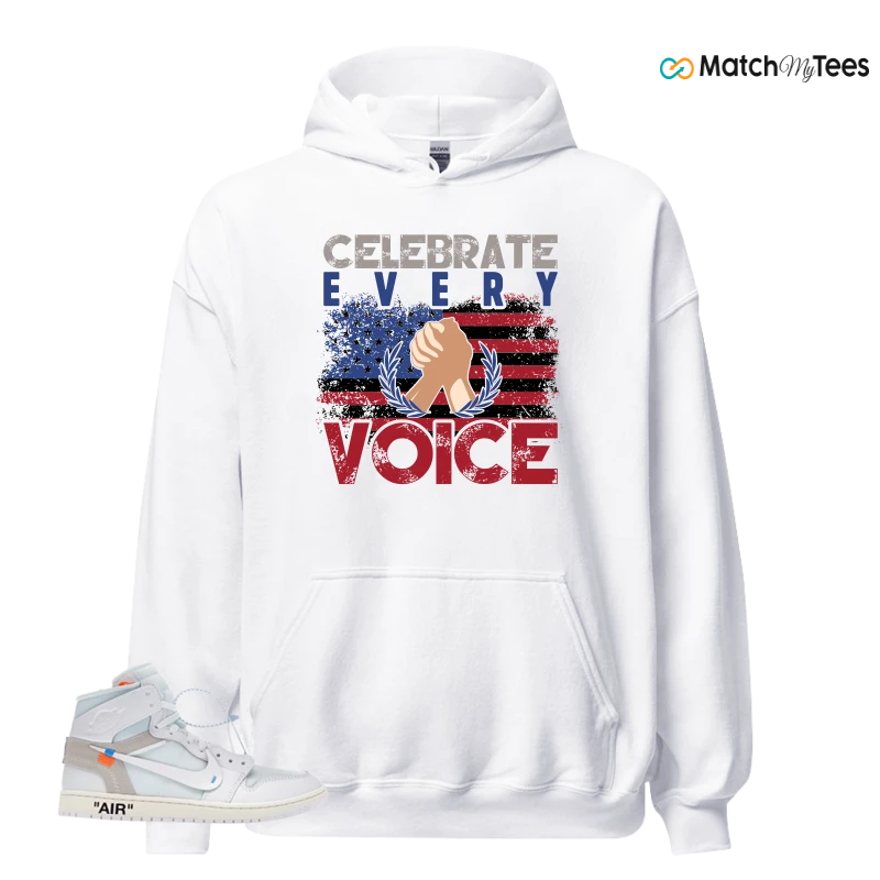 NEKE AIR JORDAN 1 RETRO HIGH OG VIRGIL ABLOH ARCHIVE ALASKA SNEAKER Matching Tees hoodie