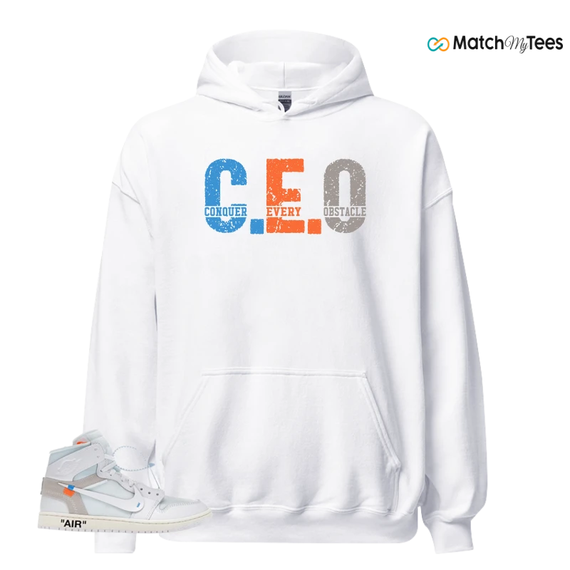 NEKE AIR JORDAN 1 RETRO HIGH OG VIRGIL ABLOH ARCHIVE ALASKA SNEAKER Matching Tees hoodie