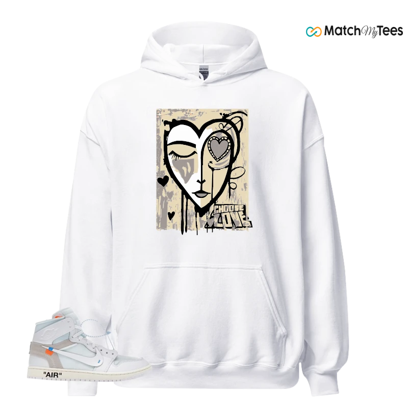NEKE AIR JORDAN 1 RETRO HIGH OG VIRGIL ABLOH ARCHIVE ALASKA SNEAKER Matching Tees hoodie
