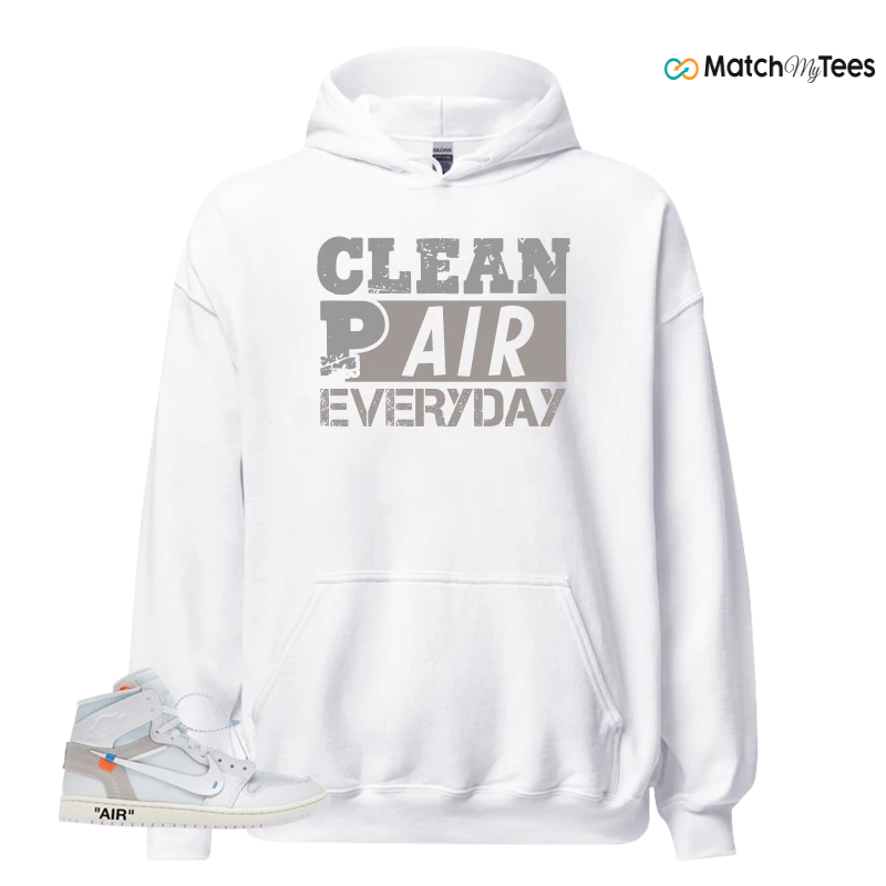 NEKE AIR JORDAN 1 RETRO HIGH OG VIRGIL ABLOH ARCHIVE ALASKA SNEAKER Matching Tees hoodie
