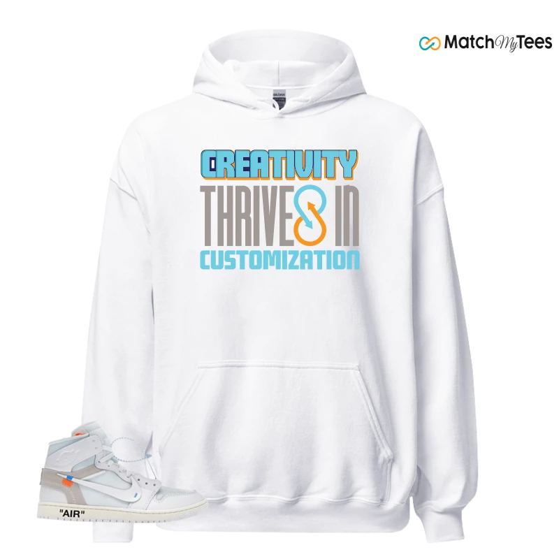 NEKE AIR JORDAN 1 RETRO HIGH OG VIRGIL ABLOH ARCHIVE ALASKA SNEAKER Matching Tees hoodie