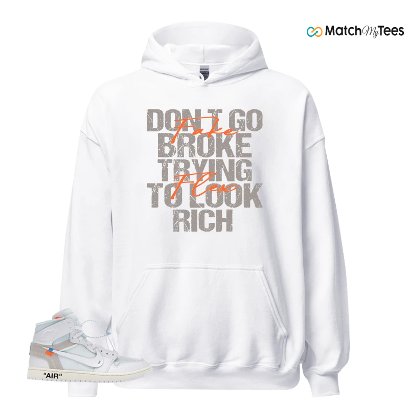 NEKE AIR JORDAN 1 RETRO HIGH OG VIRGIL ABLOH ARCHIVE ALASKA SNEAKER Matching Tees hoodie