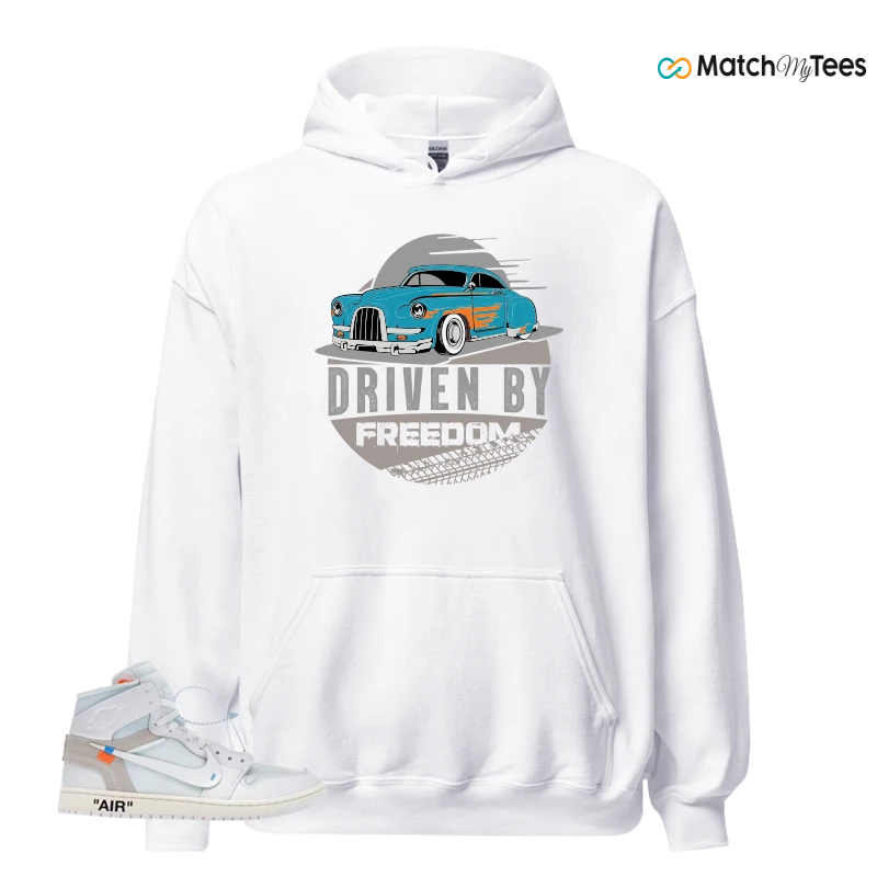 NEKE AIR JORDAN 1 RETRO HIGH OG VIRGIL ABLOH ARCHIVE ALASKA SNEAKER Matching Tees hoodie