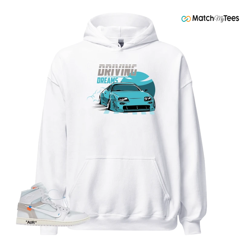 NEKE AIR JORDAN 1 RETRO HIGH OG VIRGIL ABLOH ARCHIVE ALASKA SNEAKER Matching Tees hoodie