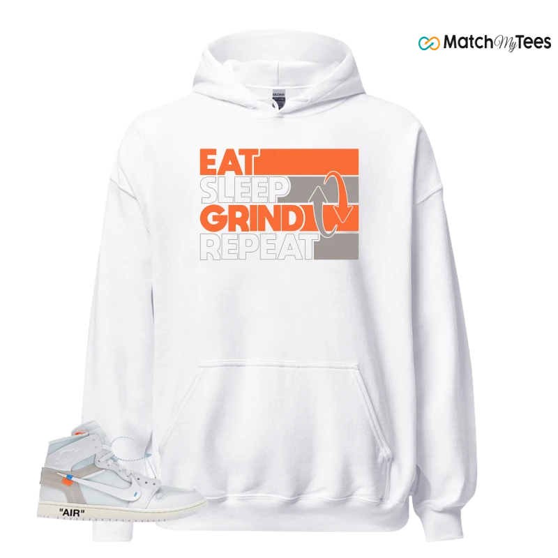 NEKE AIR JORDAN 1 RETRO HIGH OG VIRGIL ABLOH ARCHIVE ALASKA SNEAKER Matching Tees hoodie
