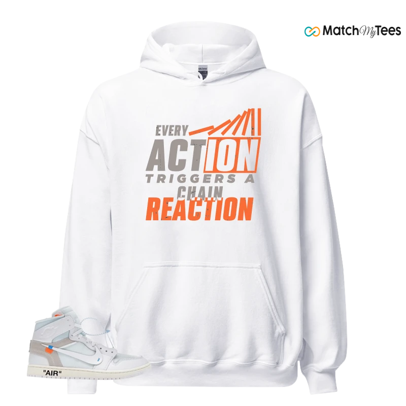 NEKE AIR JORDAN 1 RETRO HIGH OG VIRGIL ABLOH ARCHIVE ALASKA SNEAKER Matching Tees hoodie