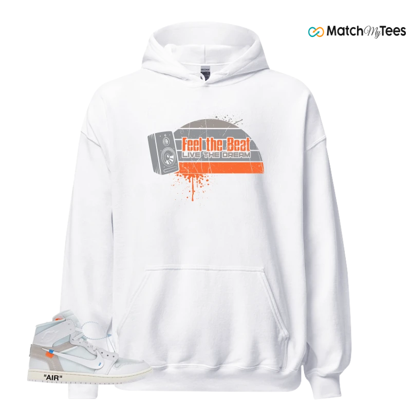 NEKE AIR JORDAN 1 RETRO HIGH OG VIRGIL ABLOH ARCHIVE ALASKA SNEAKER Matching Tees hoodie