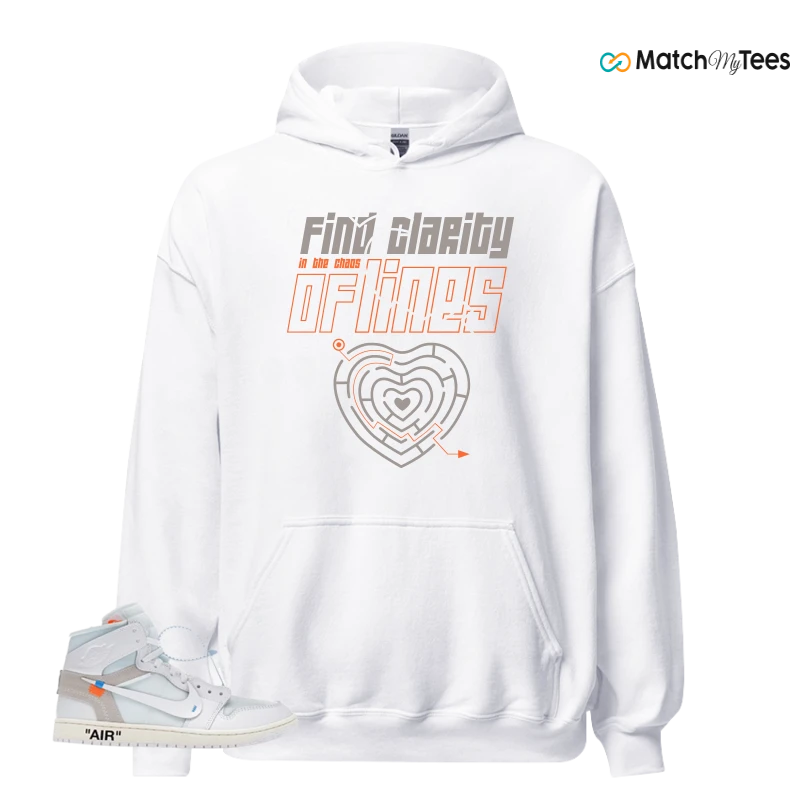 NEKE AIR JORDAN 1 RETRO HIGH OG VIRGIL ABLOH ARCHIVE ALASKA SNEAKER Matching Tees hoodie