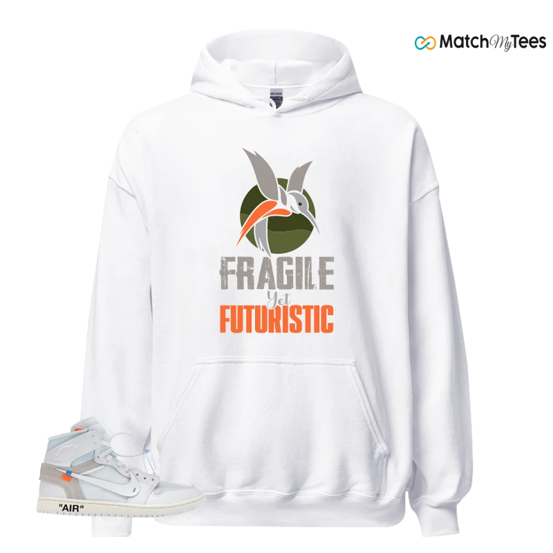NEKE AIR JORDAN 1 RETRO HIGH OG VIRGIL ABLOH ARCHIVE ALASKA SNEAKER Matching Tees hoodie