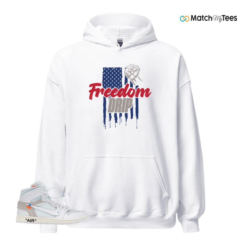 NEKE AIR JORDAN 1 RETRO HIGH OG VIRGIL ABLOH ARCHIVE ALASKA SNEAKER Matching Tees hoodie