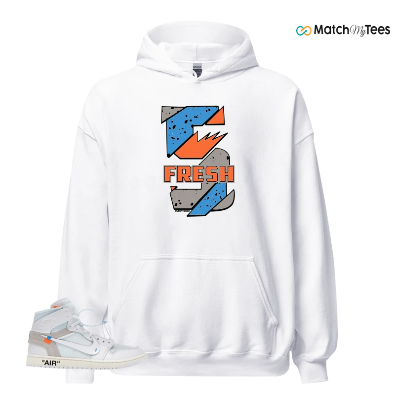 NEKE AIR JORDAN 1 RETRO HIGH OG VIRGIL ABLOH ARCHIVE ALASKA SNEAKER Matching Tees hoodie