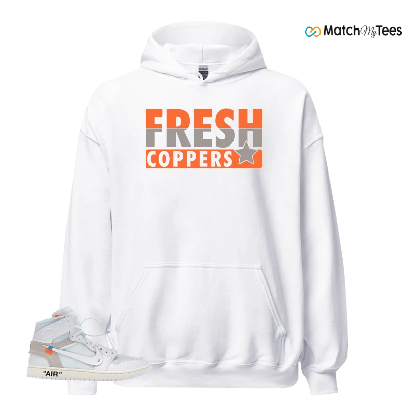 NEKE AIR JORDAN 1 RETRO HIGH OG VIRGIL ABLOH ARCHIVE ALASKA SNEAKER Matching Tees hoodie