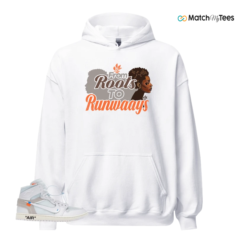 NEKE AIR JORDAN 1 RETRO HIGH OG VIRGIL ABLOH ARCHIVE ALASKA SNEAKER Matching Tees hoodie
