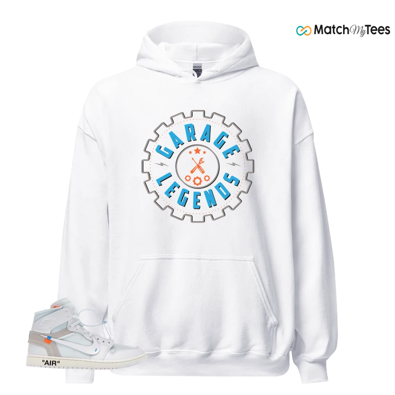 NEKE AIR JORDAN 1 RETRO HIGH OG VIRGIL ABLOH ARCHIVE ALASKA SNEAKER Matching Tees hoodie