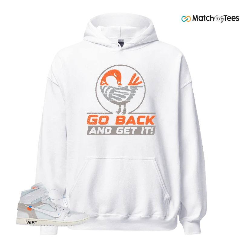NEKE AIR JORDAN 1 RETRO HIGH OG VIRGIL ABLOH ARCHIVE ALASKA SNEAKER Matching Tees hoodie