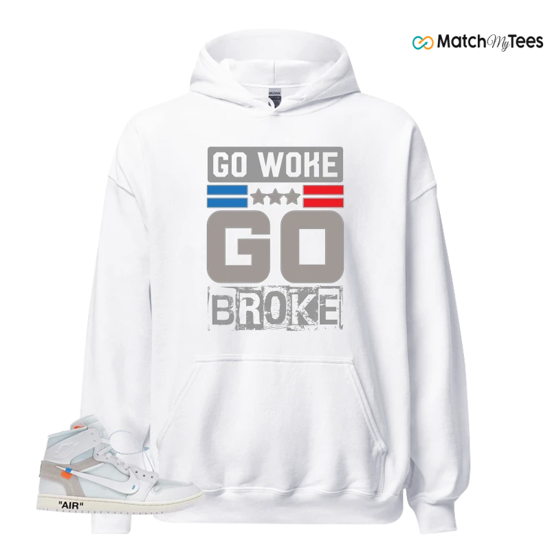 NEKE AIR JORDAN 1 RETRO HIGH OG VIRGIL ABLOH ARCHIVE ALASKA SNEAKER Matching Tees hoodie