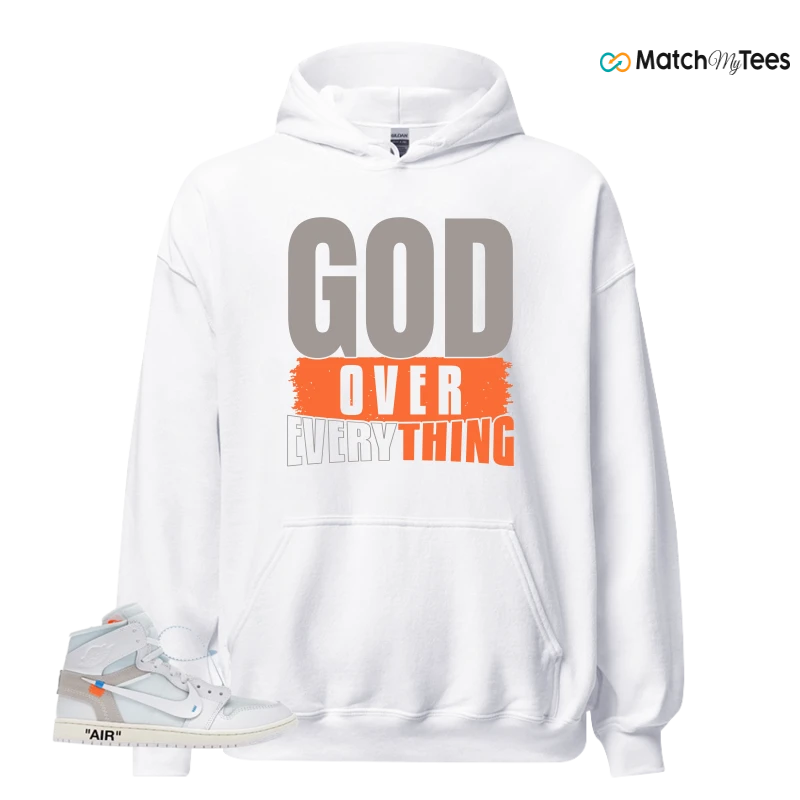 NEKE AIR JORDAN 1 RETRO HIGH OG VIRGIL ABLOH ARCHIVE ALASKA SNEAKER Matching Tees hoodie