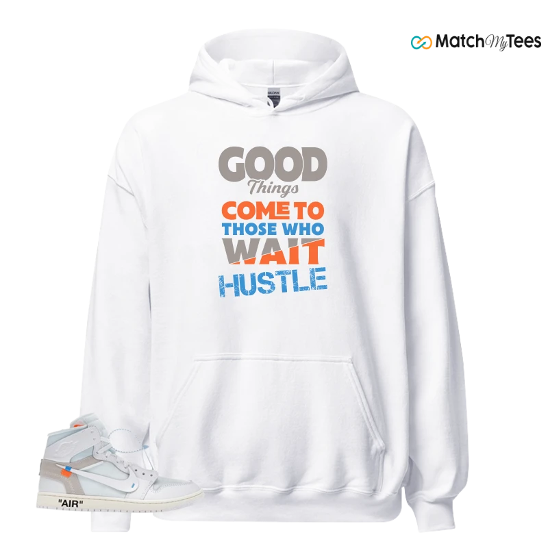 NEKE AIR JORDAN 1 RETRO HIGH OG VIRGIL ABLOH ARCHIVE ALASKA SNEAKER Matching Tees hoodie