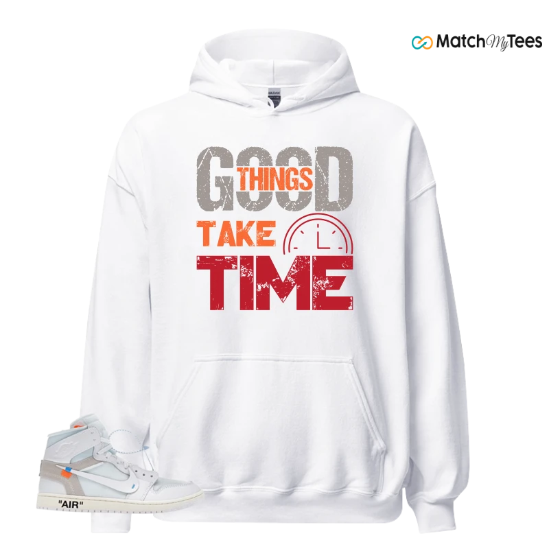 NEKE AIR JORDAN 1 RETRO HIGH OG VIRGIL ABLOH ARCHIVE ALASKA SNEAKER Matching Tees hoodie