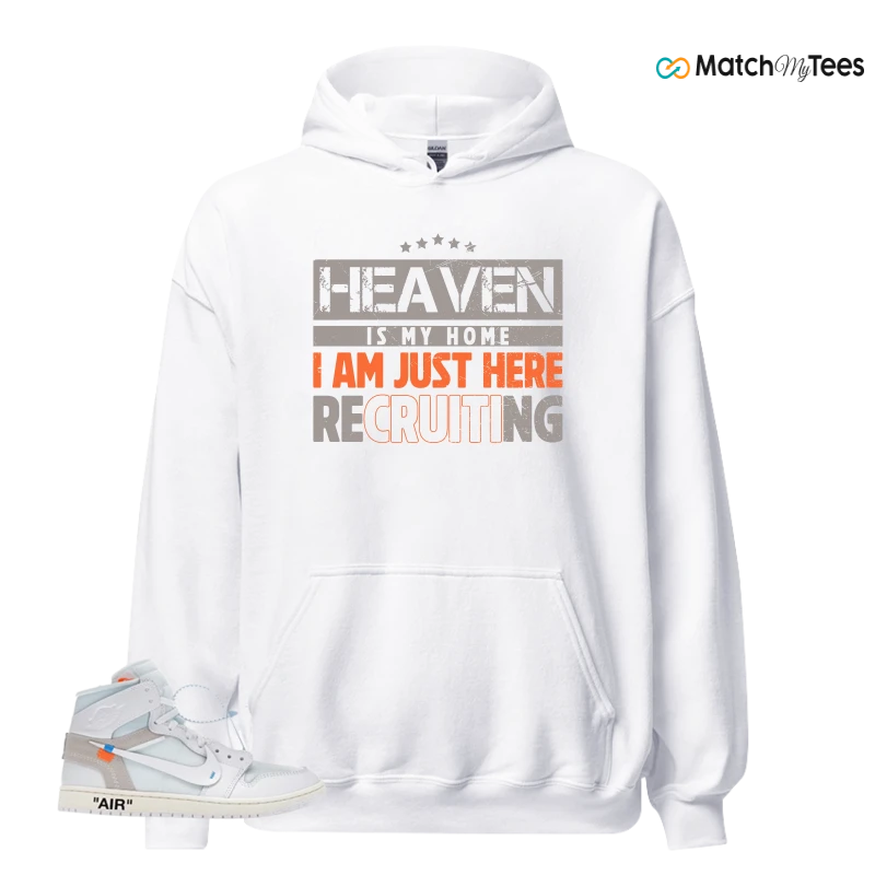 NEKE AIR JORDAN 1 RETRO HIGH OG VIRGIL ABLOH ARCHIVE ALASKA SNEAKER Matching Tees hoodie