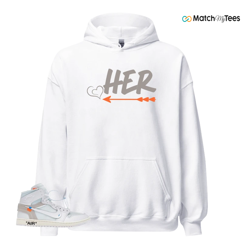 NEKE AIR JORDAN 1 RETRO HIGH OG VIRGIL ABLOH ARCHIVE ALASKA SNEAKER Matching Tees hoodie