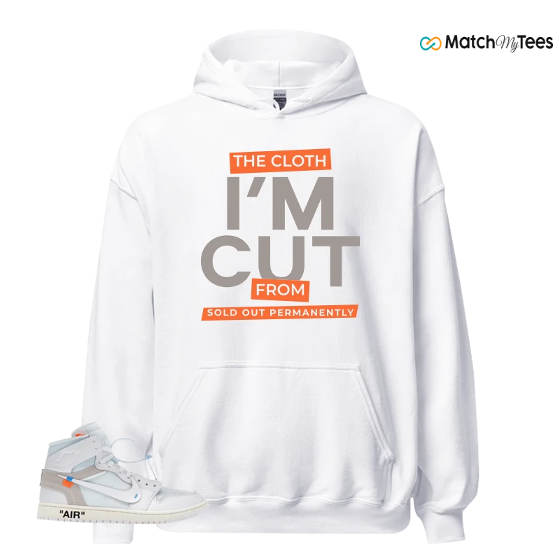 NEKE AIR JORDAN 1 RETRO HIGH OG VIRGIL ABLOH ARCHIVE ALASKA SNEAKER Matching Tees hoodie