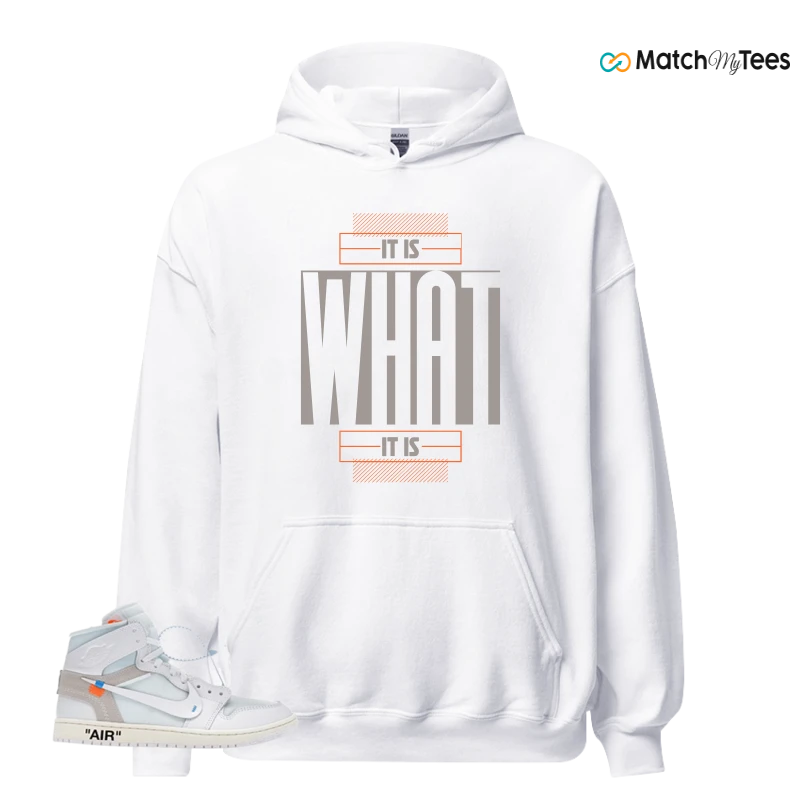 NEKE AIR JORDAN 1 RETRO HIGH OG VIRGIL ABLOH ARCHIVE ALASKA SNEAKER Matching Tees hoodie