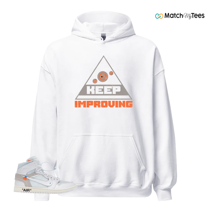 NEKE AIR JORDAN 1 RETRO HIGH OG VIRGIL ABLOH ARCHIVE ALASKA SNEAKER Matching Tees hoodie