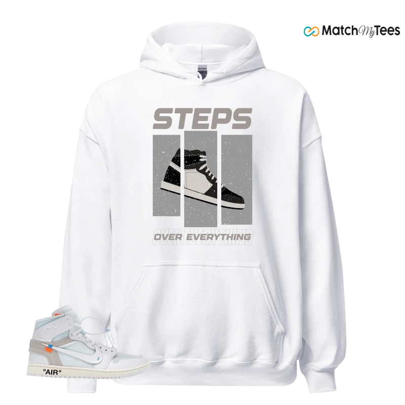 NEKE AIR JORDAN 1 RETRO HIGH OG VIRGIL ABLOH ARCHIVE ALASKA SNEAKER Matching Tees hoodie