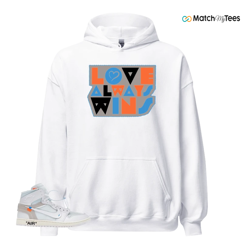 NEKE AIR JORDAN 1 RETRO HIGH OG VIRGIL ABLOH ARCHIVE ALASKA SNEAKER Matching Tees hoodie