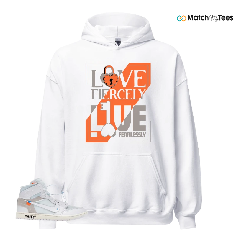 NEKE AIR JORDAN 1 RETRO HIGH OG VIRGIL ABLOH ARCHIVE ALASKA SNEAKER Matching Tees hoodie