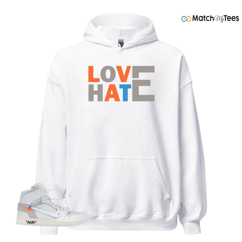 NEKE AIR JORDAN 1 RETRO HIGH OG VIRGIL ABLOH ARCHIVE ALASKA SNEAKER Matching Tees hoodie
