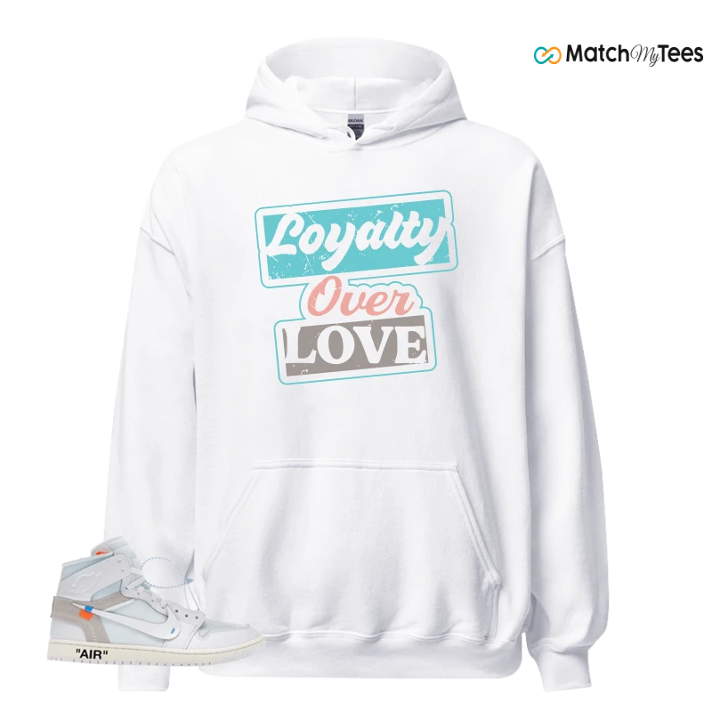 NEKE AIR JORDAN 1 RETRO HIGH OG VIRGIL ABLOH ARCHIVE ALASKA SNEAKER Matching Tees hoodie