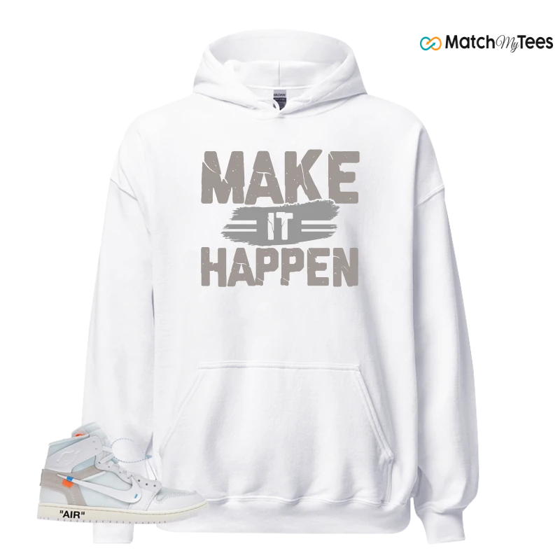 NEKE AIR JORDAN 1 RETRO HIGH OG VIRGIL ABLOH ARCHIVE ALASKA SNEAKER Matching Tees hoodie