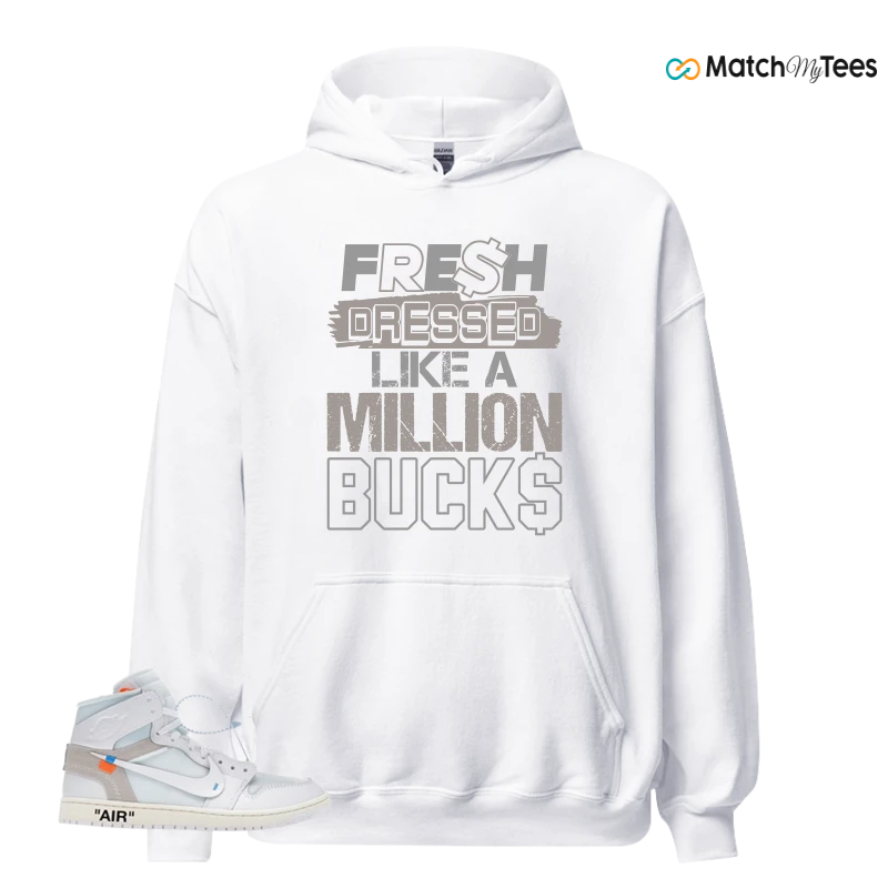 NEKE AIR JORDAN 1 RETRO HIGH OG VIRGIL ABLOH ARCHIVE ALASKA SNEAKER Matching Tees hoodie