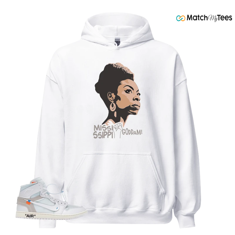NEKE AIR JORDAN 1 RETRO HIGH OG VIRGIL ABLOH ARCHIVE ALASKA SNEAKER Matching Tees hoodie