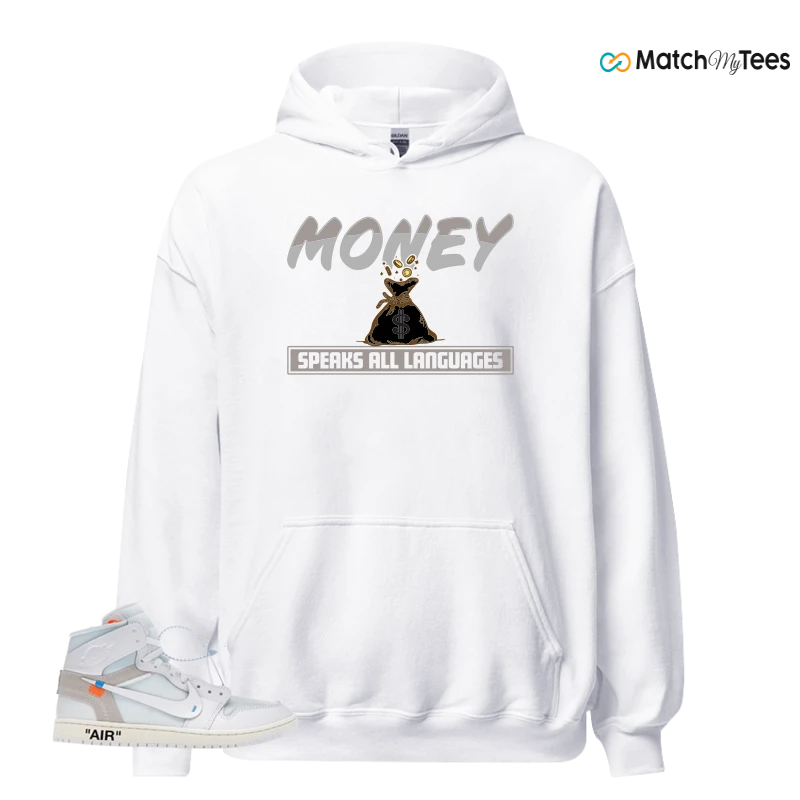 NEKE AIR JORDAN 1 RETRO HIGH OG VIRGIL ABLOH ARCHIVE ALASKA SNEAKER Matching Tees hoodie