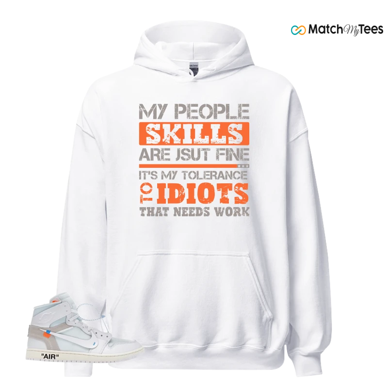 NEKE AIR JORDAN 1 RETRO HIGH OG VIRGIL ABLOH ARCHIVE ALASKA SNEAKER Matching Tees hoodie