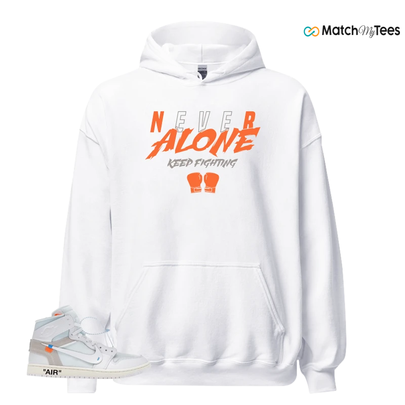 NEKE AIR JORDAN 1 RETRO HIGH OG VIRGIL ABLOH ARCHIVE ALASKA SNEAKER Matching Tees hoodie