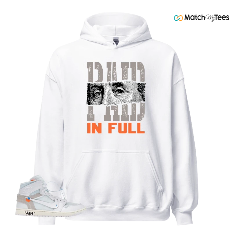 NEKE AIR JORDAN 1 RETRO HIGH OG VIRGIL ABLOH ARCHIVE ALASKA SNEAKER Matching Tees hoodie